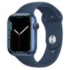 apple watch 7 45mm 藍色gps 運動錶帶